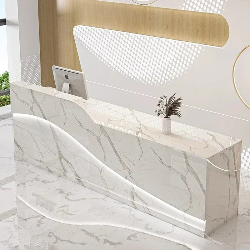 Office Furniture Bali - 뷰티 오피스 리셉션 데스크 Purpito 디스플레이