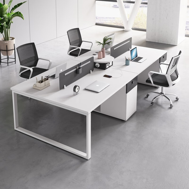 Office Furniture Manufacturers - 4인용 직장인용 책상 단일 카드 직원용