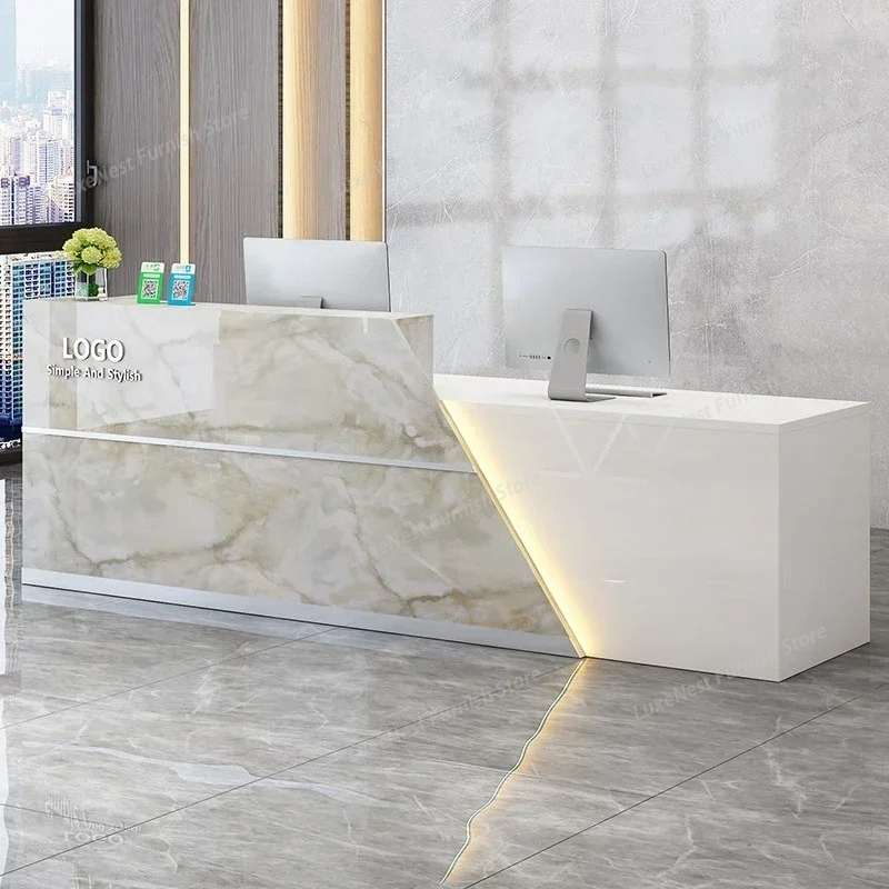 Office Furniture Bali - 독특한 포디움 리셉션 데스크 살롱 뷰티