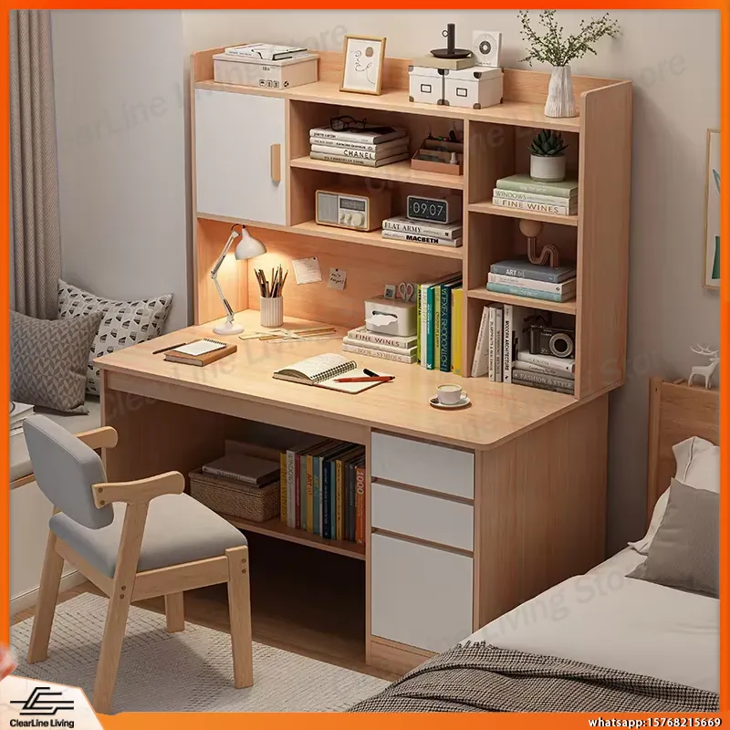 Office Furniture For Small Spaces - 서랍과 책장이 있는 컴퓨터 책상, 학생용/홈오피스용