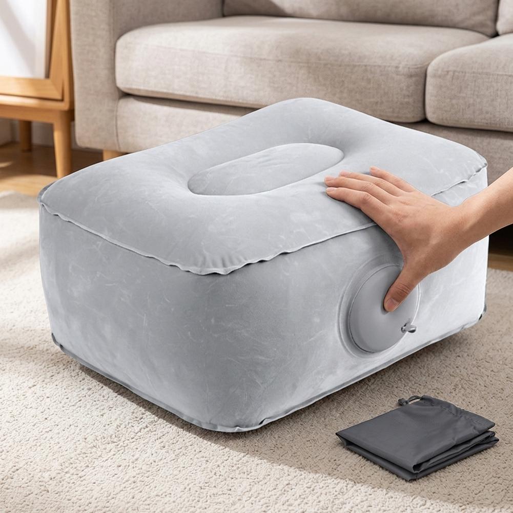 Office Footrest Cushion - 눌러서 풀 수 있는 에어쿠션 휴대용