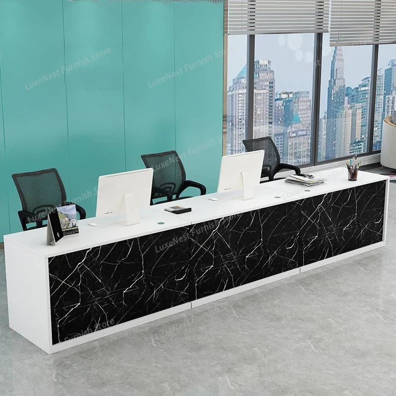 Office Furniture Bali - 노르딕 살롱 리셉션 데스크 계산대 뷰티