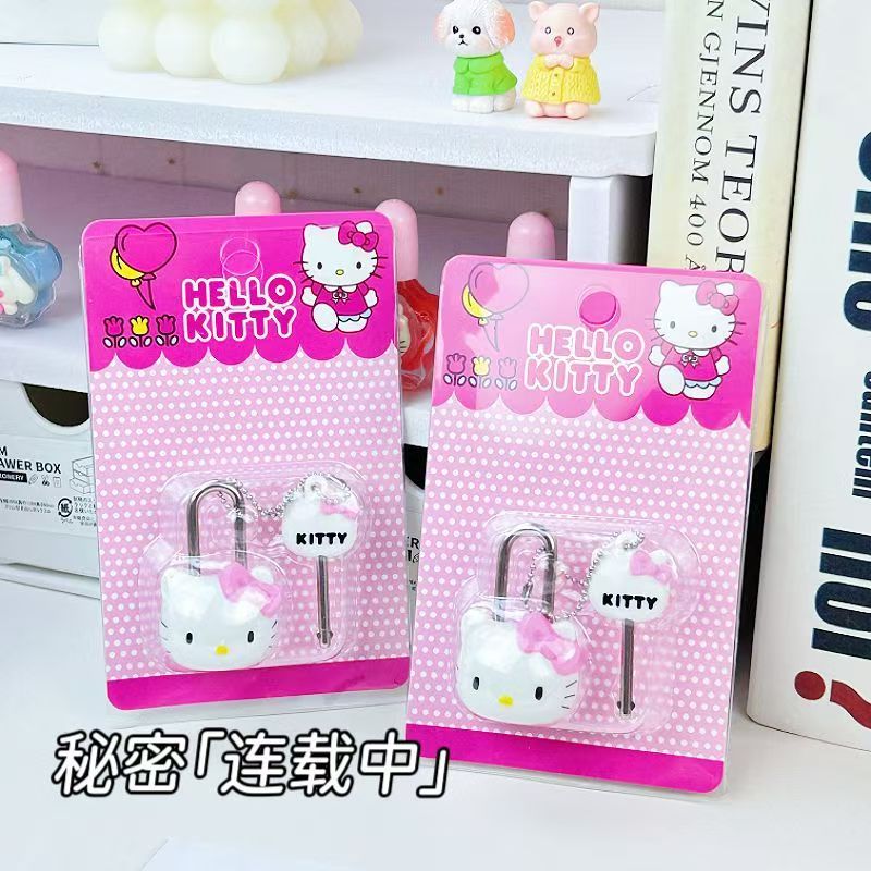 Locker Storage Metal - Sanrio HelloKitty 만화 자물쇠 Kawaii 소녀