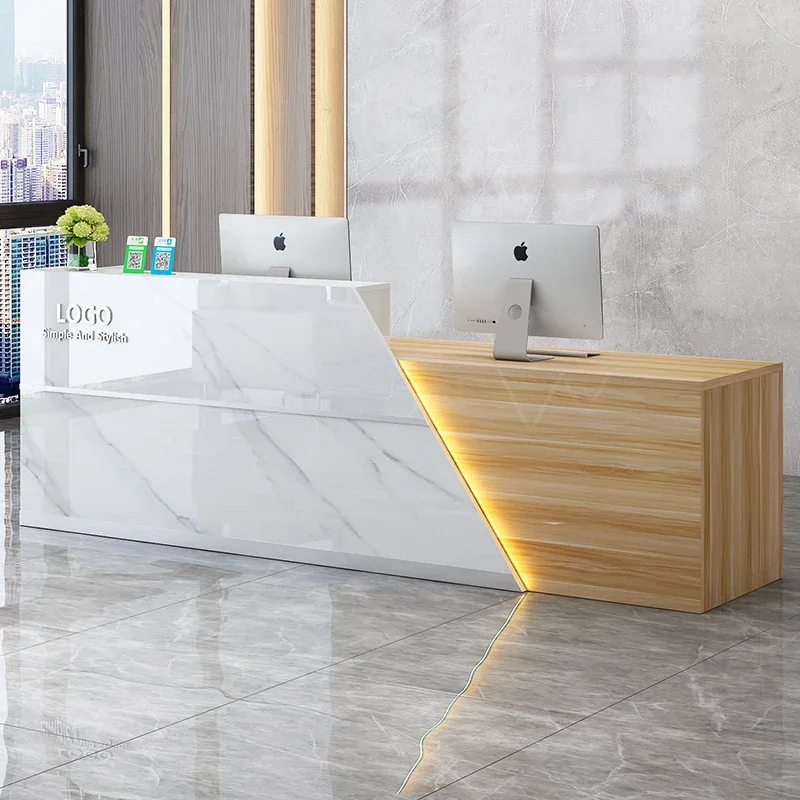 Office Furniture Bali - 사무실 현대식 리셉션 데스크 살롱 뷰티