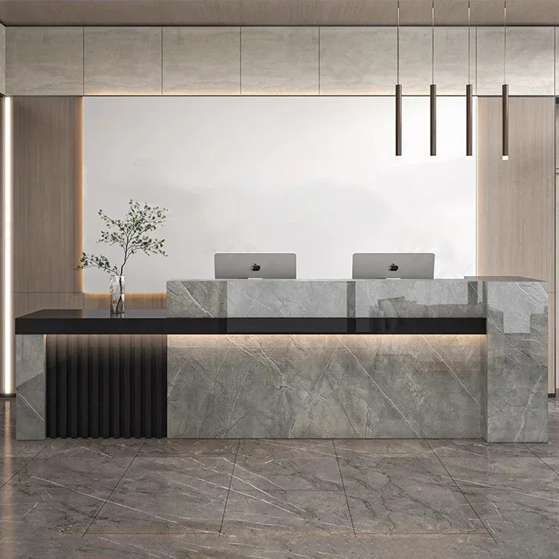 Office Furniture Bali - c13- 디스플레이 리셉션 데스크 북유럽 모던