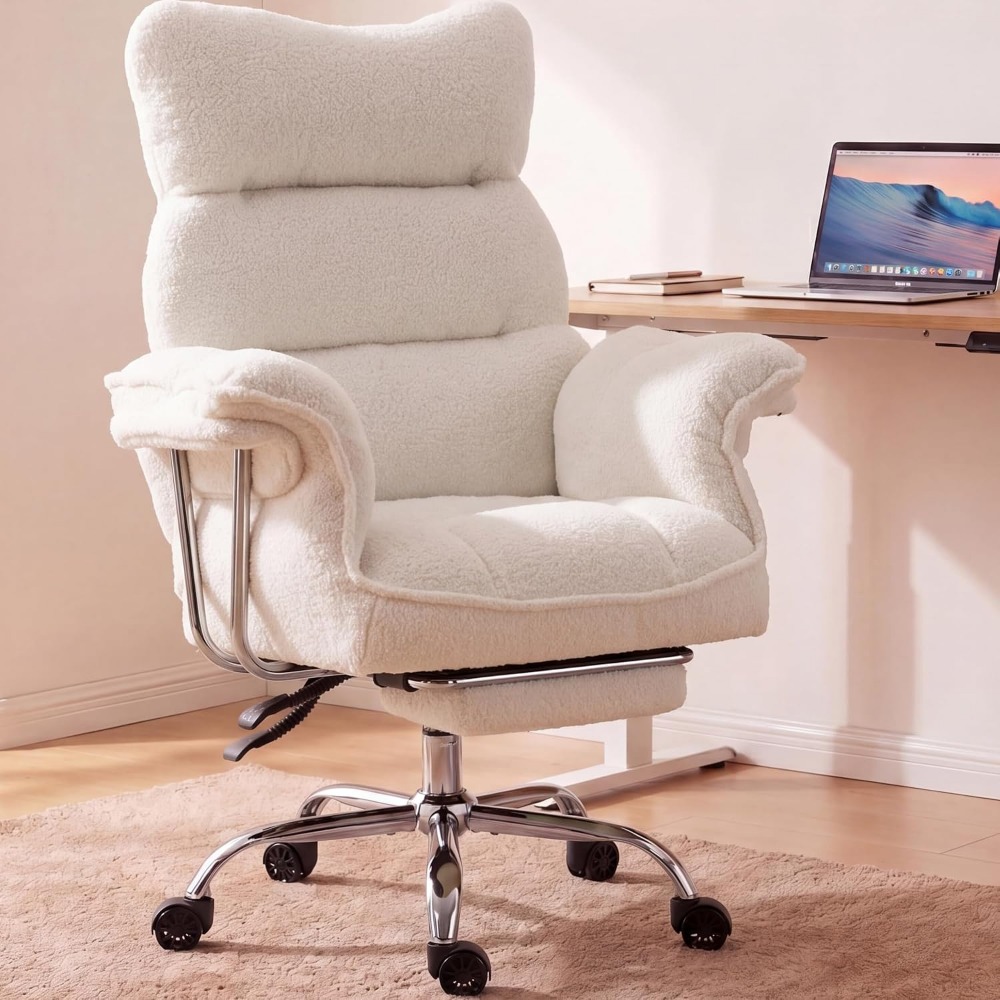 Office Footrest Cushion - 인체공학적 대형 사무용 의자 (두꺼운 쿠션,