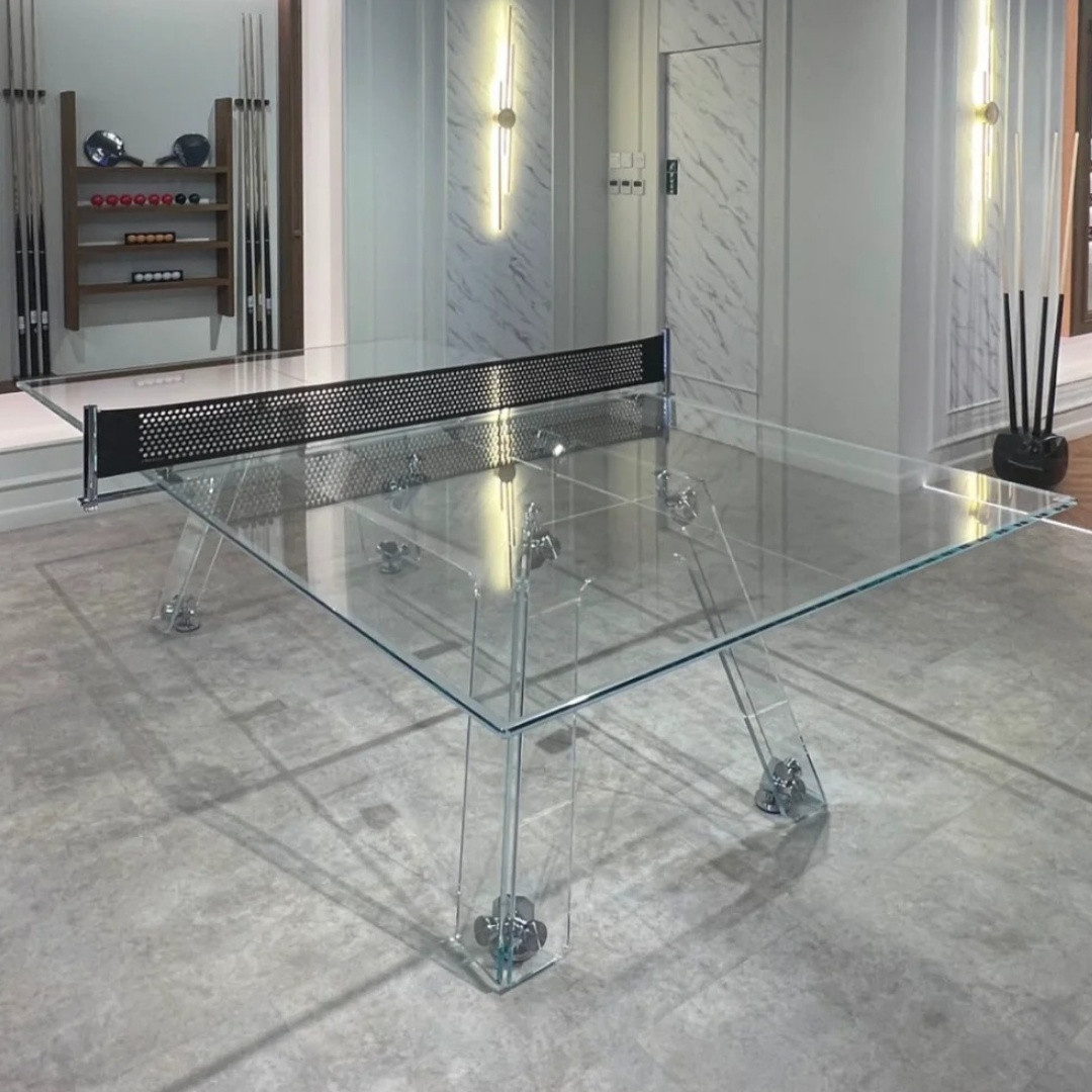 Office Furniture Luxury - 고급 가구 럭셔리 크리스탈 글라스 탁구대