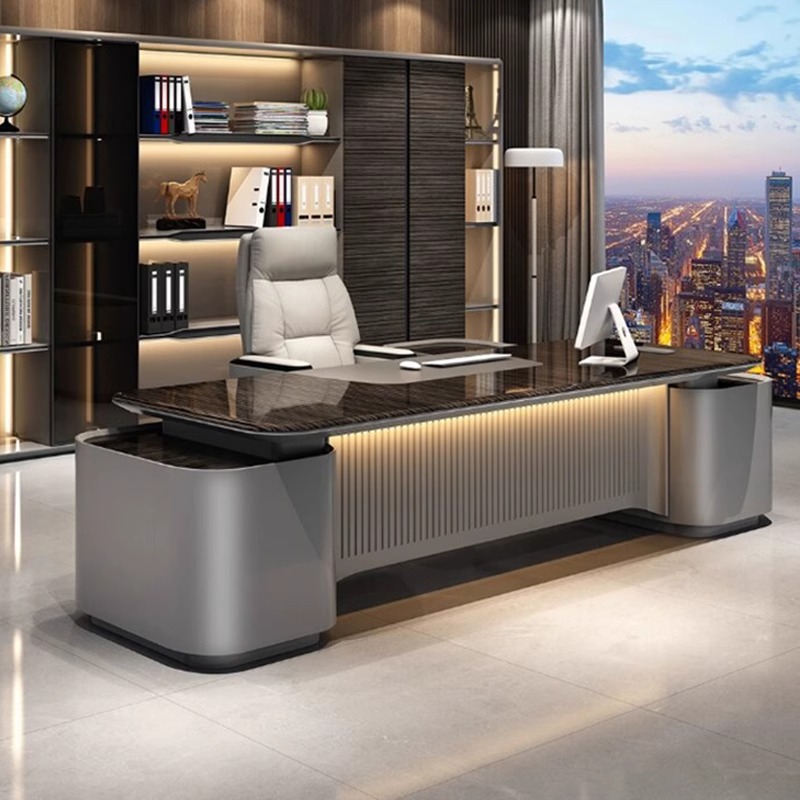 맞춤형 고급 래커 마감 임원 책상, 대형 모던 사무용  - Office Furniture Luxury 리뷰 및 가격