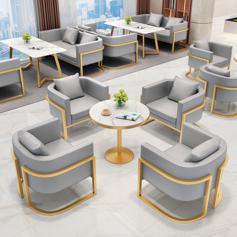 사무용 가구 대기실 접견 소파 모던 가죽 사무실 소파  - Office Furniture Luxury 리뷰 및 가격