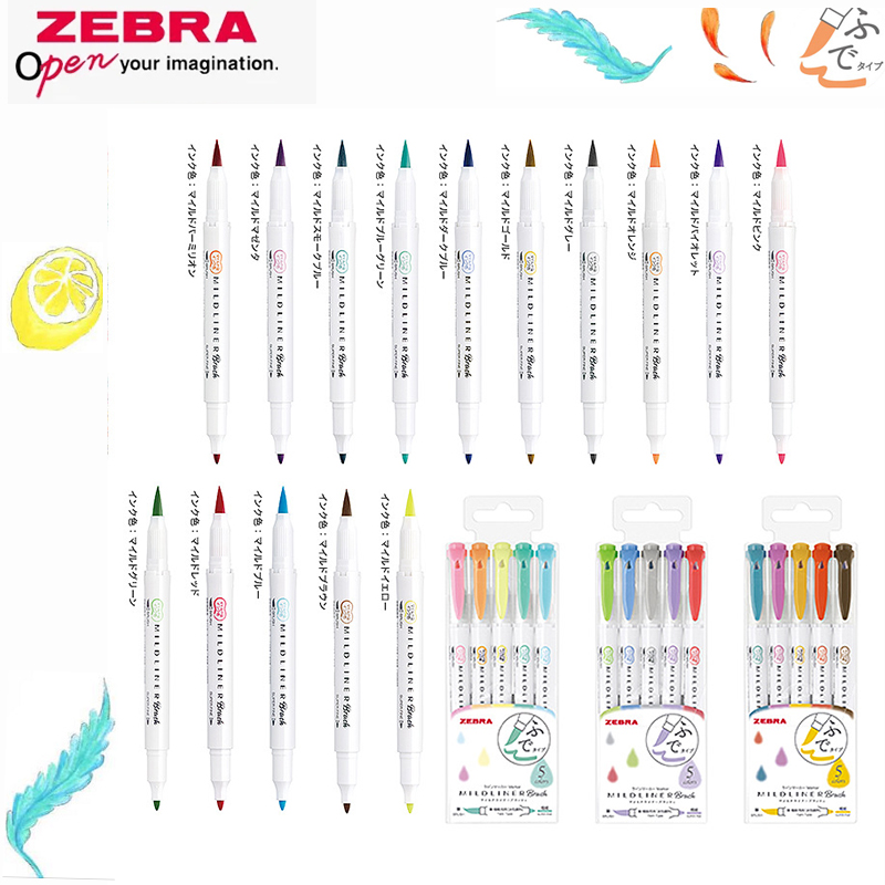 ZEBRA 듀얼 팁 형광펜 컬러 핸드북 펜 학생 하이라 - Zebra Pen Mildliner 리뷰 및 가격