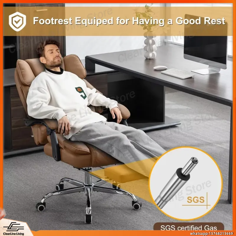 온열 마사지 기능이 있는 사무실 의자, 90-135도  - Office Footrest Cushion 리뷰 및 가격