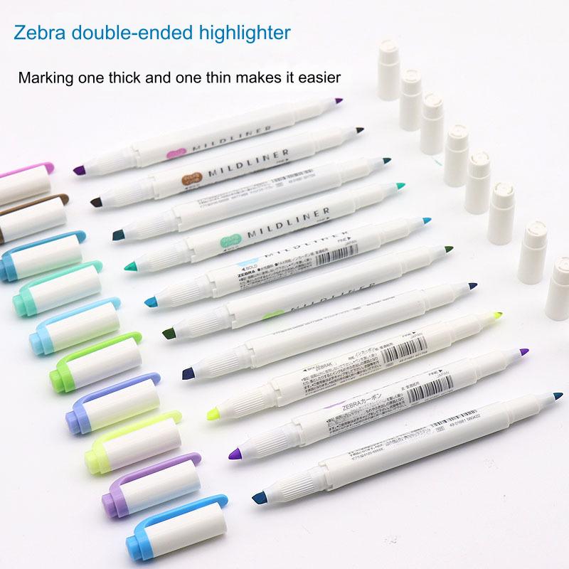 얼룩말 25/35 색상 Mildliner 형광펜 세트  - Zebra Pen Mildliner 리뷰 및 가격