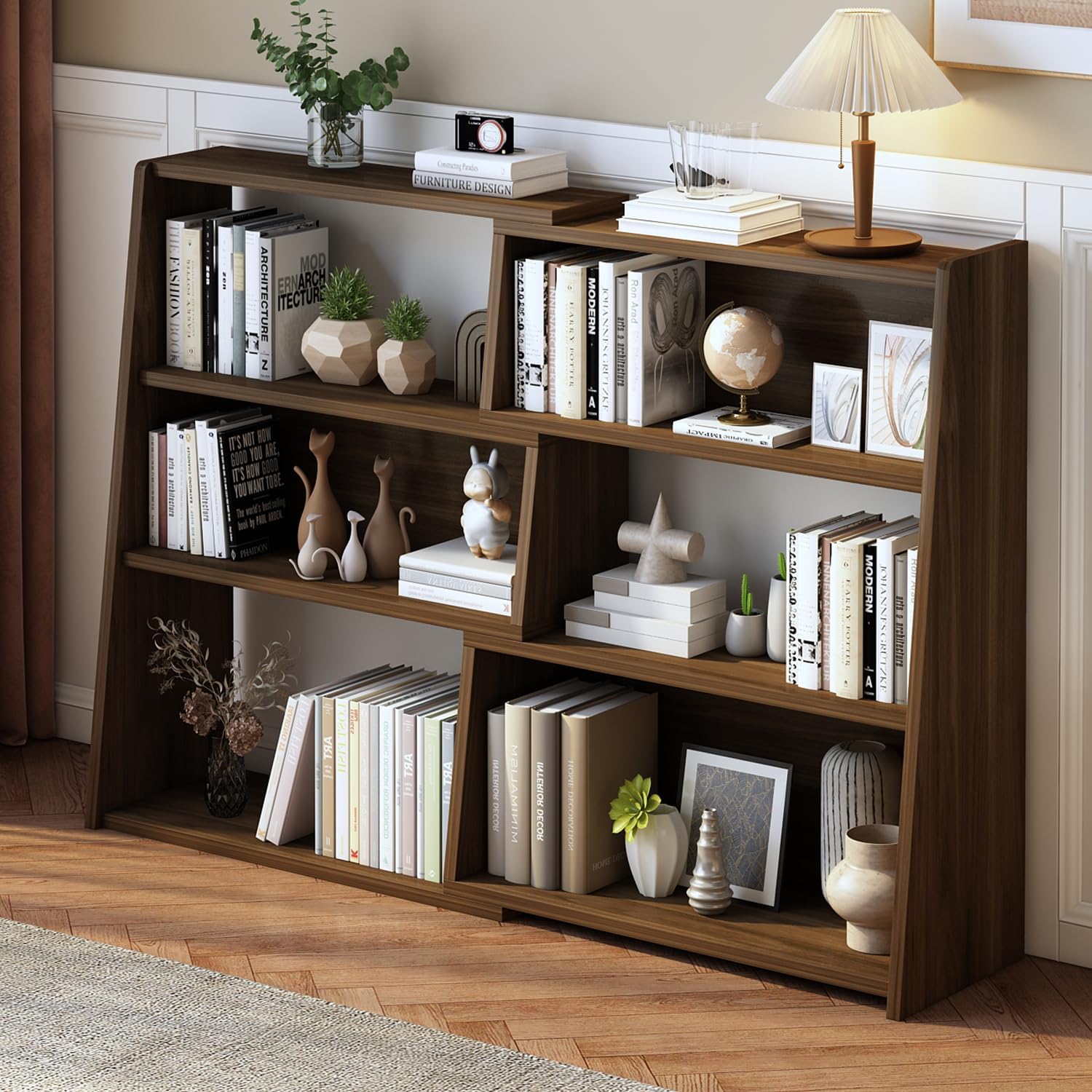3단 확장형 원목 책장, 낮은 사다리형 책꽂이, 큐브  - Office Furniture For Small Spaces 리뷰 및 가격