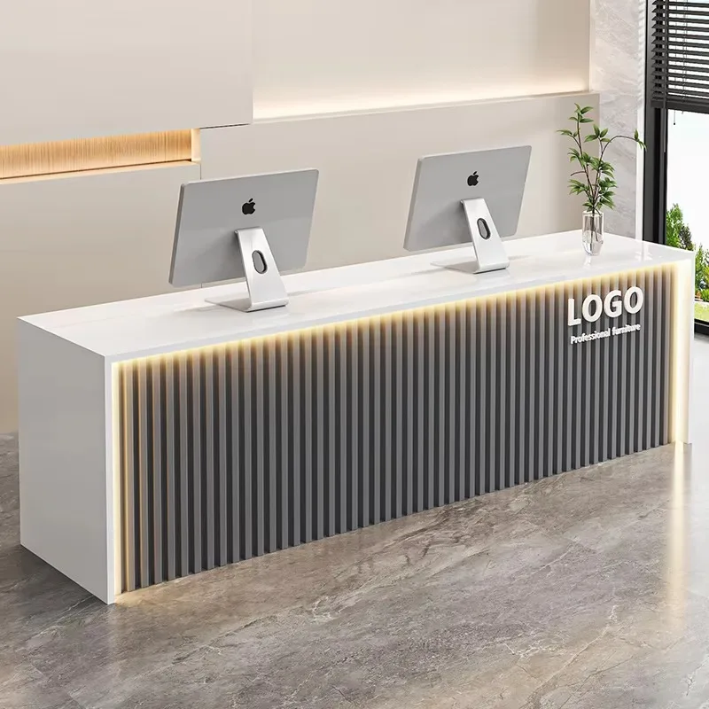 데스크 뷰티 장식 현대 살롱 럭셔리 리셉션 체크아웃 리 - Office Furniture Bali 리뷰 및 가격