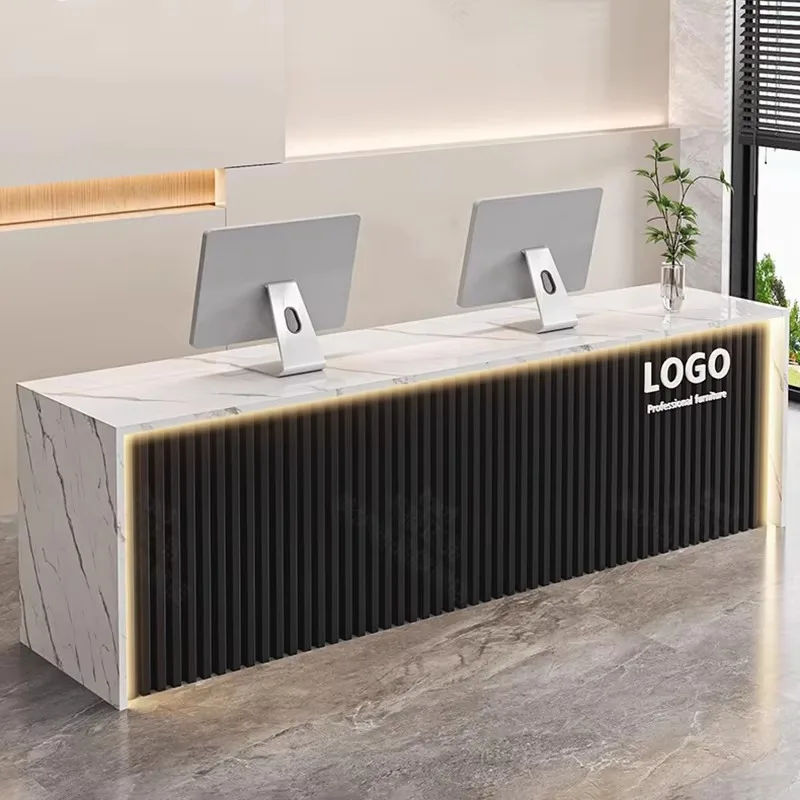 데스크 뷰티 장식 현대 살롱 럭셔리 리셉션 체크아웃 리 - Office Furniture Bali 리뷰 및 가격