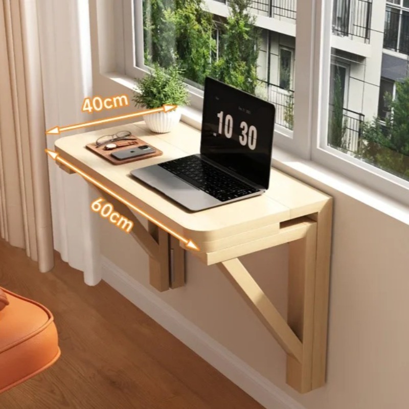 벽걸이 접이식 책상, 작은 공간을 위한 원목 플로팅 컴 - Office Furniture For Small Spaces 리뷰 및 가격