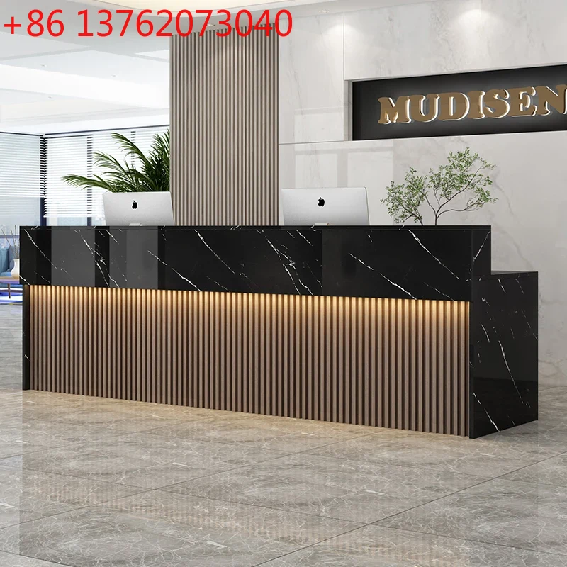 아메리칸 레트로 리셉션 데스크 북유럽 럭셔리 고객센터  - Office Furniture Center 리뷰 및 가격