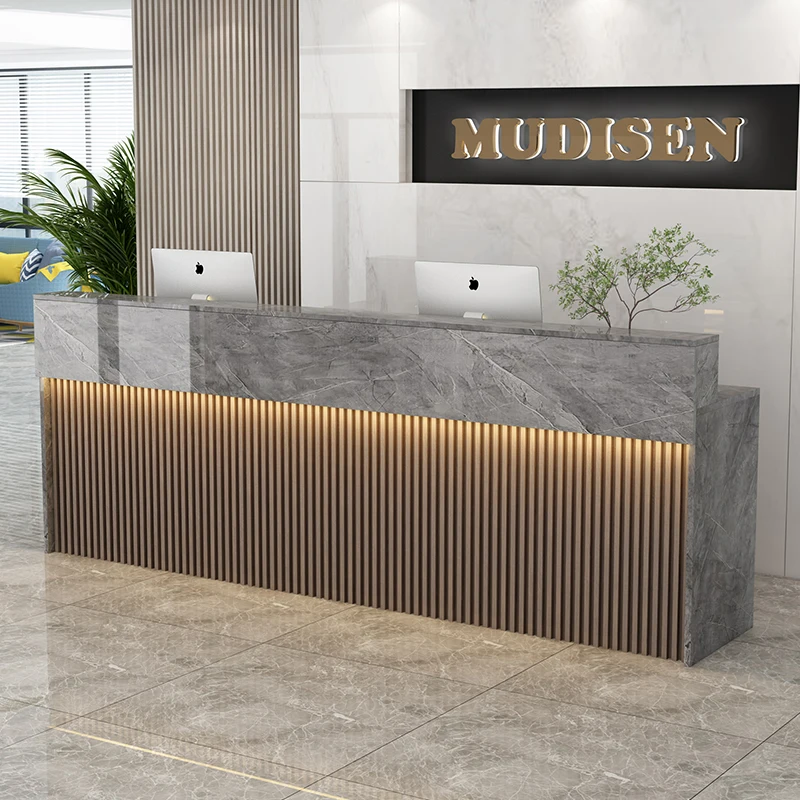 아메리칸 레트로 리셉션 데스크 북유럽 럭셔리 고객센터  - Office Furniture Center 리뷰 및 가격