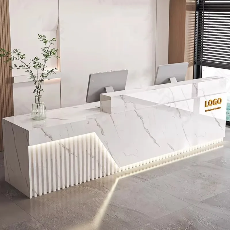 현대적인 고급 리셉션 데스크 북유럽 스타일 사무실 뷰티 - Office Furniture Bali 리뷰 및 가격