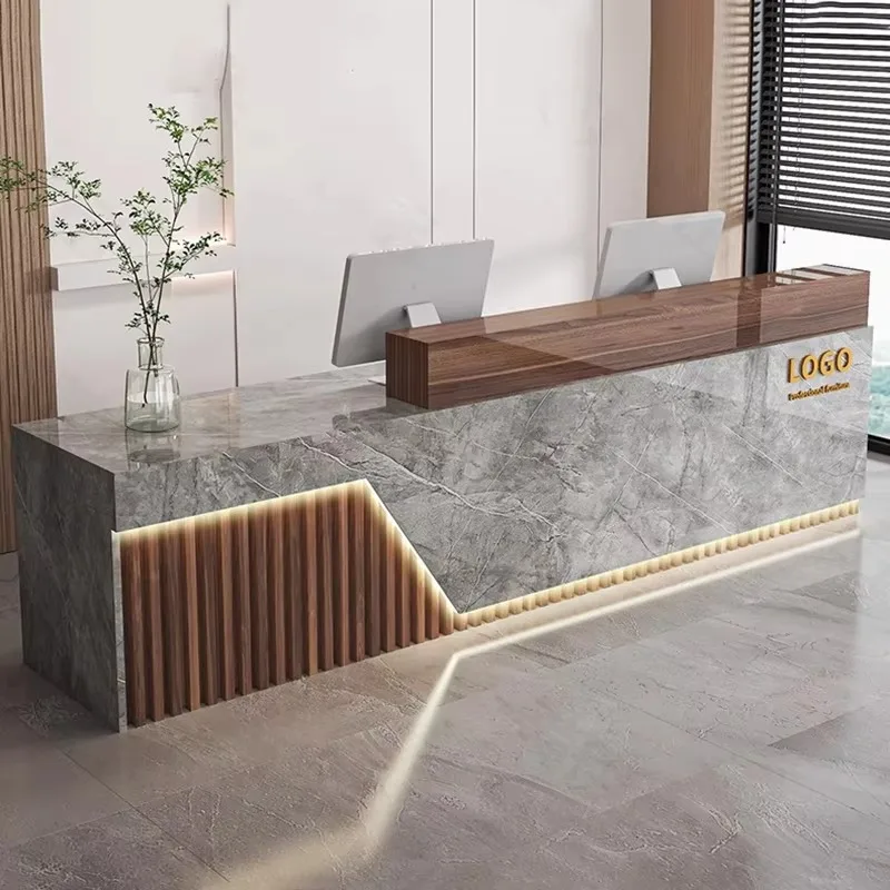 현대적인 고급 리셉션 데스크 북유럽 스타일 사무실 뷰티 - Office Furniture Bali 리뷰 및 가격
