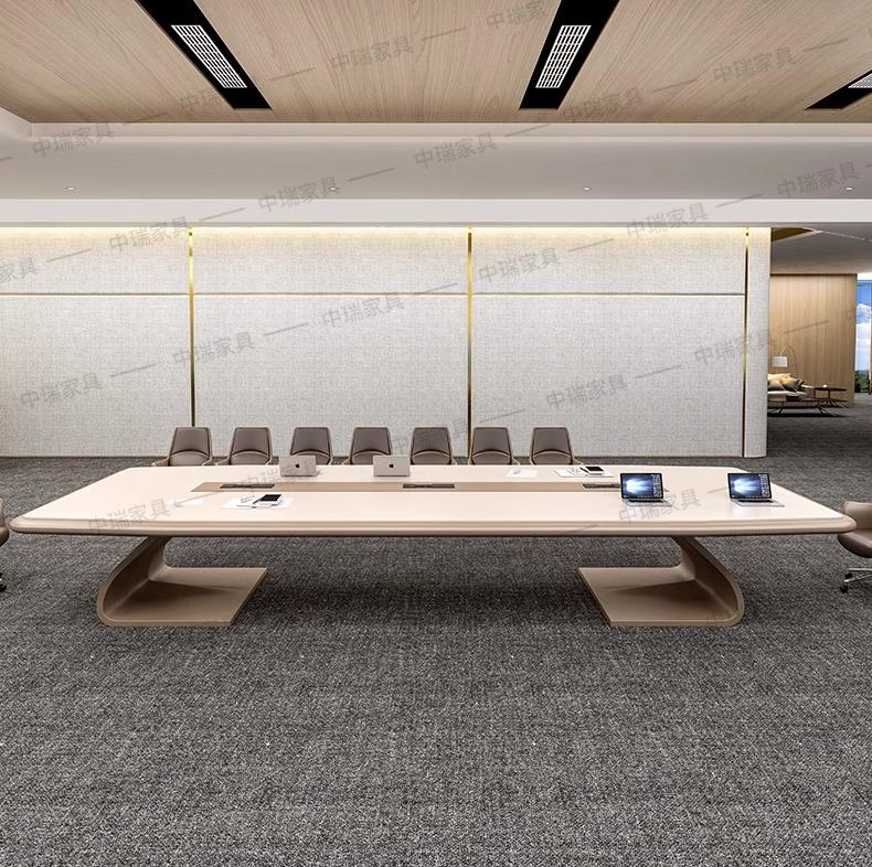 현대적인 스타일의 대형 타원형 회의 테이블, 목재 패널 - Office Furniture Manufacturers 리뷰 및 가격