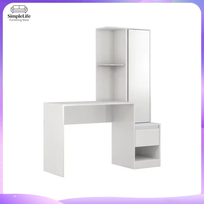 1단 서랍과 1단 선반이 있는 캐비닛형 책상, 모던 홈 - Office Furniture For Small Spaces 리뷰 및 가격