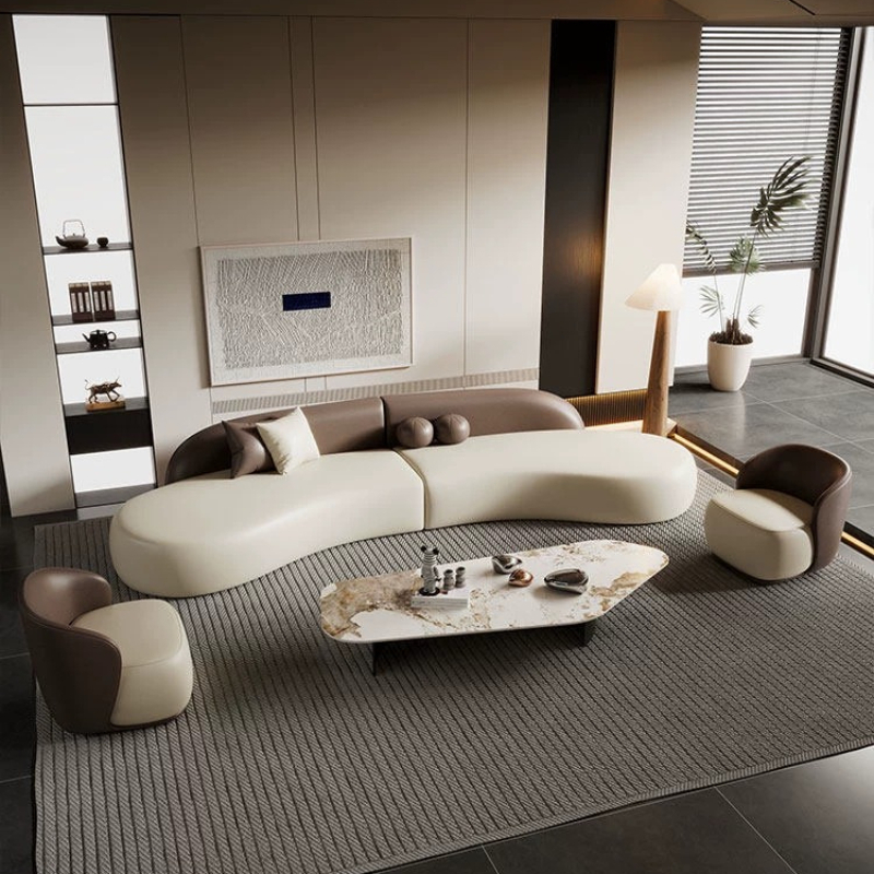 이탈리아 고급 곡선형 소파 모던 심플 호텔 홈스테이 라 - Office Furniture Luxury 리뷰 및 가격