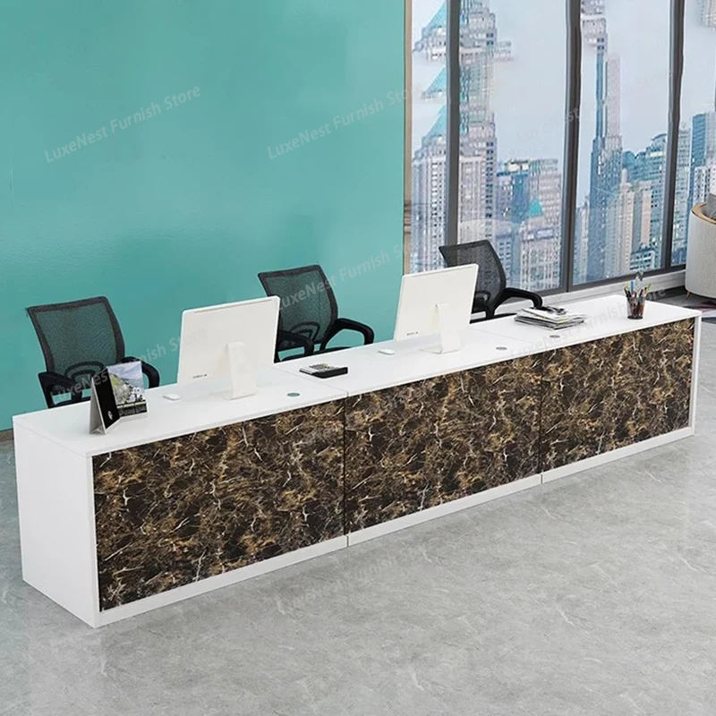 노르딕 살롱 리셉션 데스크 계산대 뷰티 데코 뷰티 리셉 - Office Furniture Bali 리뷰 및 가격