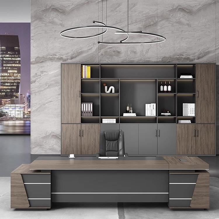 럭셔리 모던 L자형 임원용 사무실 책상 사이드 캐비닛  - Office Furniture Rental 리뷰 및 가격