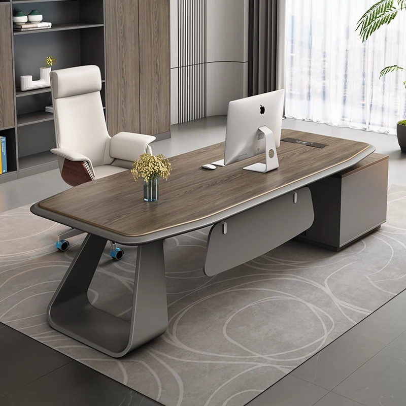 미니멀리스트 매니저 사무실 책상 컴퓨터 서랍이 있는 현 - Office Furniture Rental 리뷰 및 가격