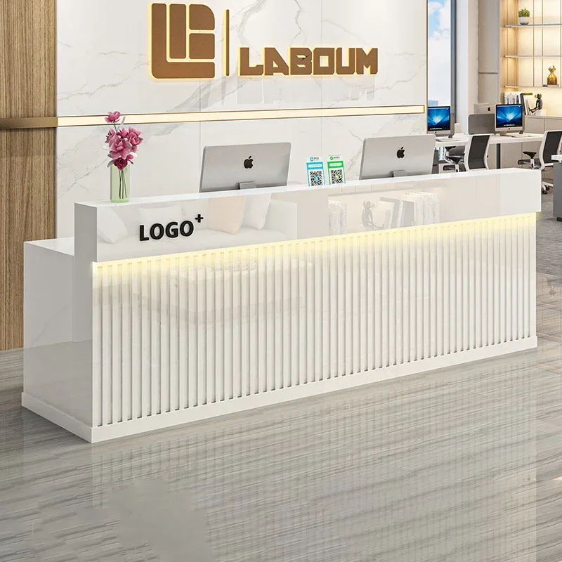 북유럽 스타일 리셉션 데스크 고급 모던 접수대 디스플레 - Office Furniture Bali 리뷰 및 가격
