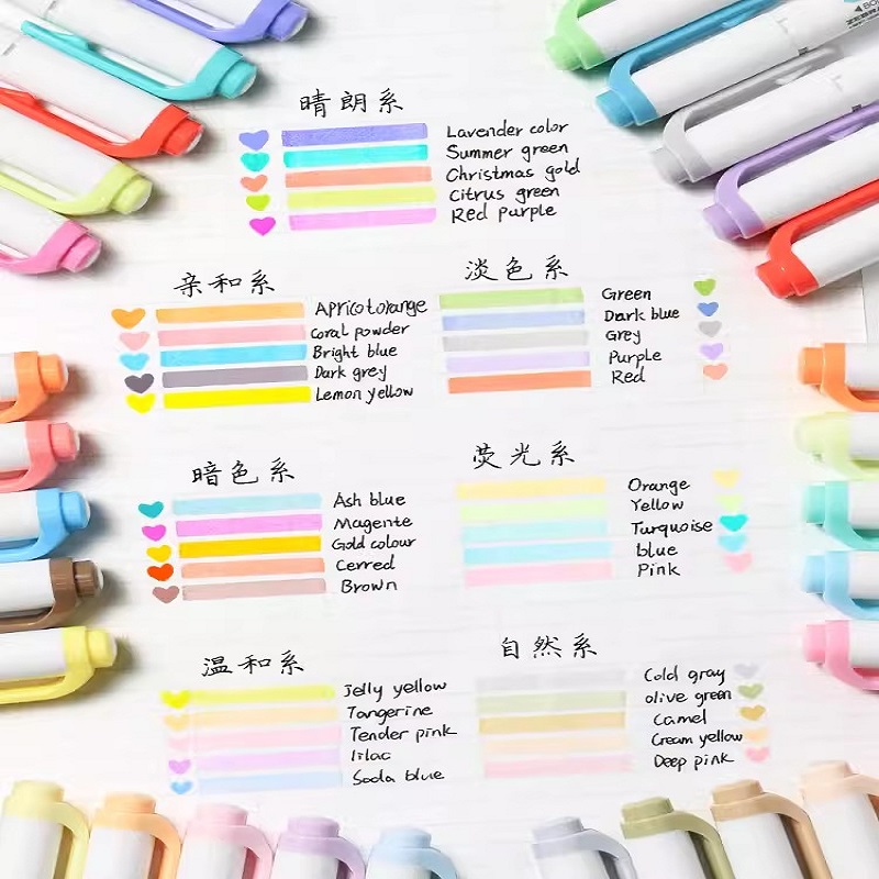 일본 제브라 마일드라이너 형광펜 수성 마커 펜 WKT7 - Zebra Pen Mildliner 리뷰 및 가격