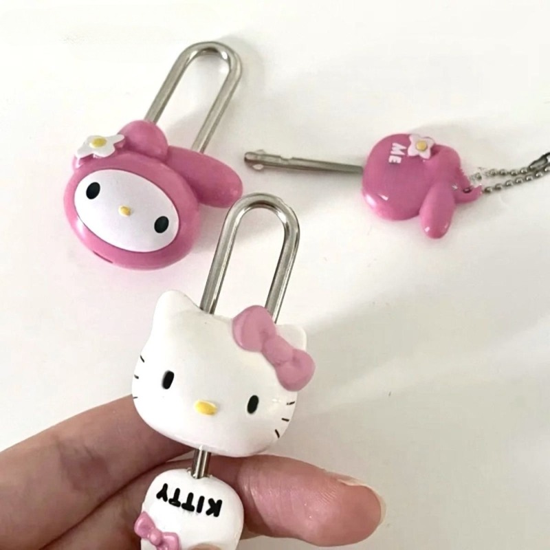 Sanrio HelloKitty 만화 자물쇠 Kawai - Locker Storage Metal 리뷰 및 가격