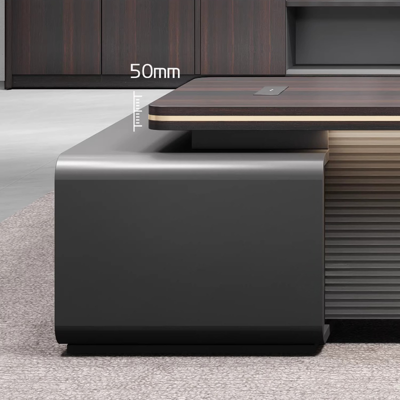 스탠딩 서랍형 유럽식 바닥 컴퓨터 책상 블랙 우드 모던 - Office Furniture Rental 리뷰 및 가격