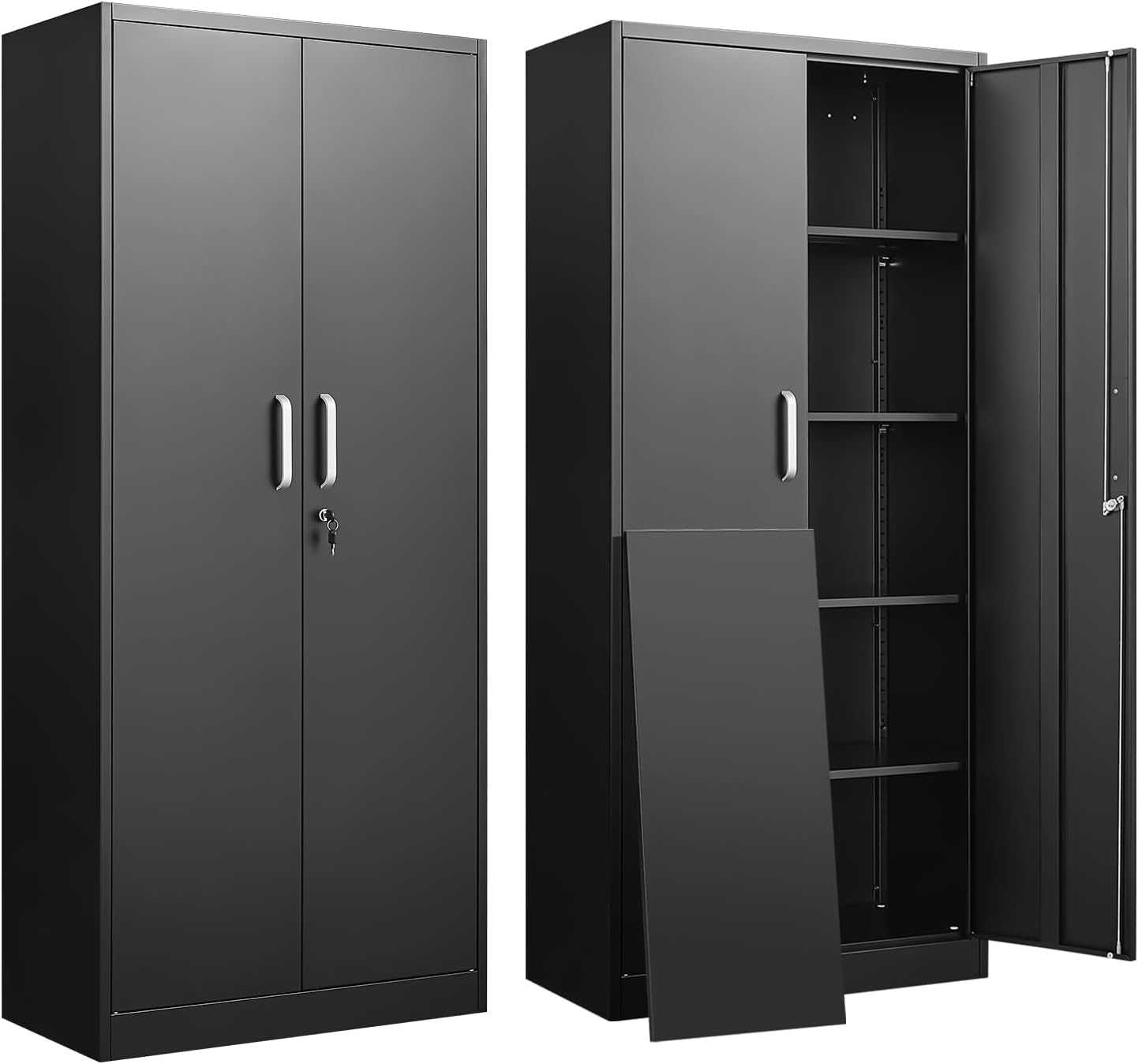 조절 가능한 선반이 있는 금속 보관 캐비닛, 문과 선반 - Locker Storage Metal 리뷰 및 가격