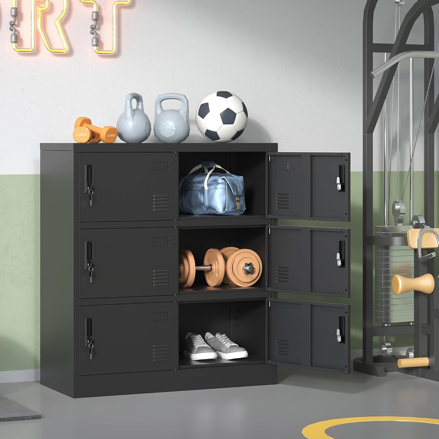 직원용 금속 사물함, 사무실 보관함, 도어가 있는 철제 - Locker Storage Metal 리뷰 및 가격