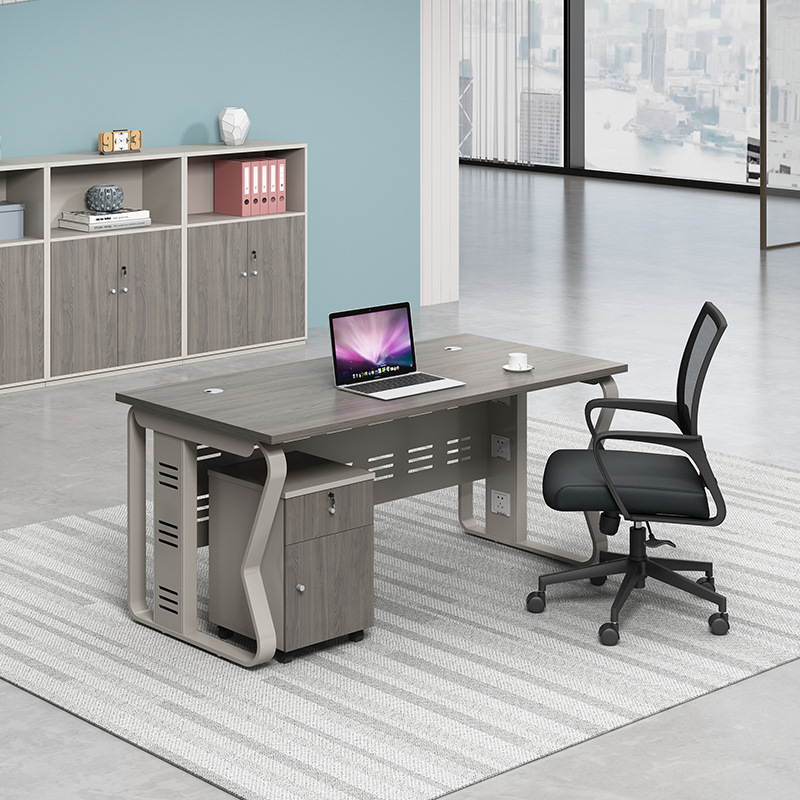직원 사무실 책상 및 의자 세트 심플 모던 4인용 스크 - Office Furniture Manufacturers 리뷰 및 가격