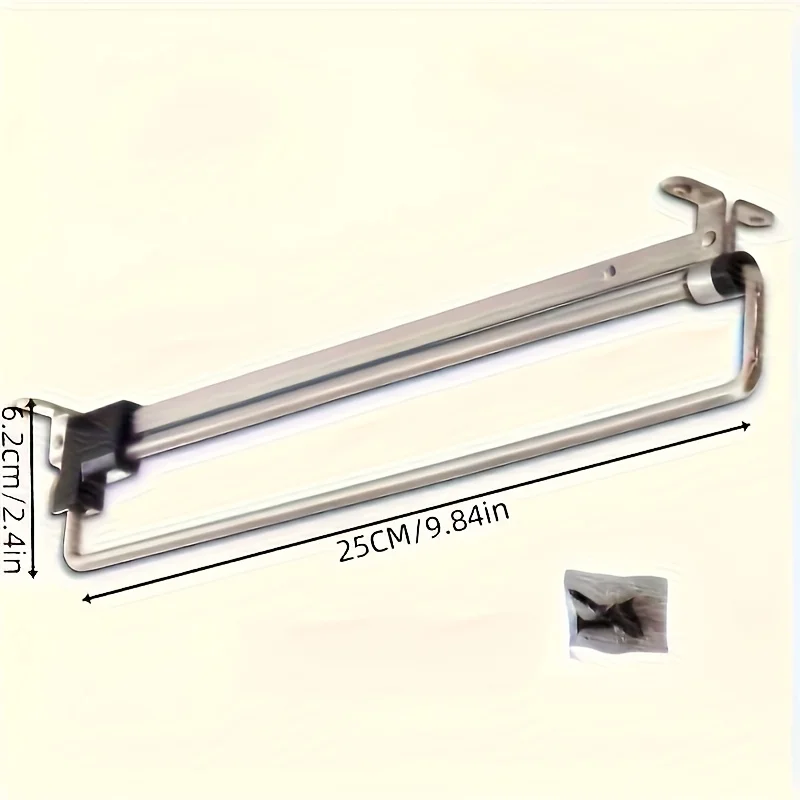 1pc 풀 아웃 옷 보관 막대 옷장 용 조정 가능한 접 - Locker Storage Metal 리뷰 및 가격